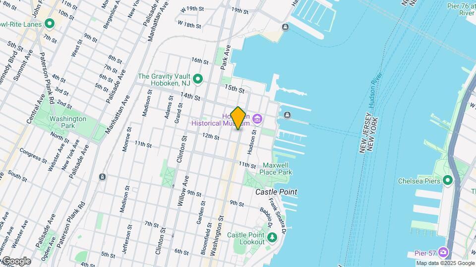 1212 Washington St Map and Location Details