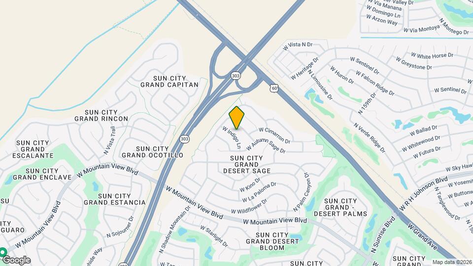 15992 W Indigo Ln Map and Location Details