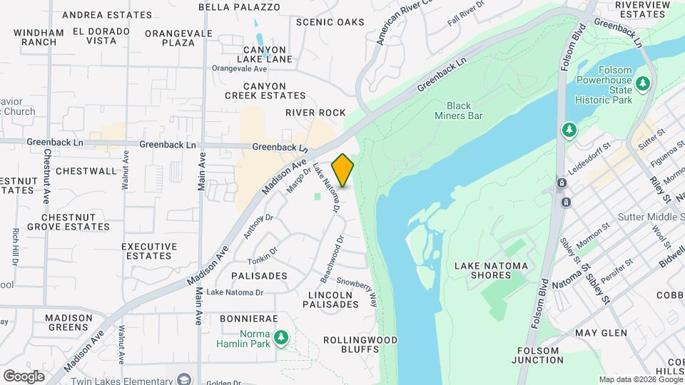 9652 Lake Natoma Dr Map and Location Details