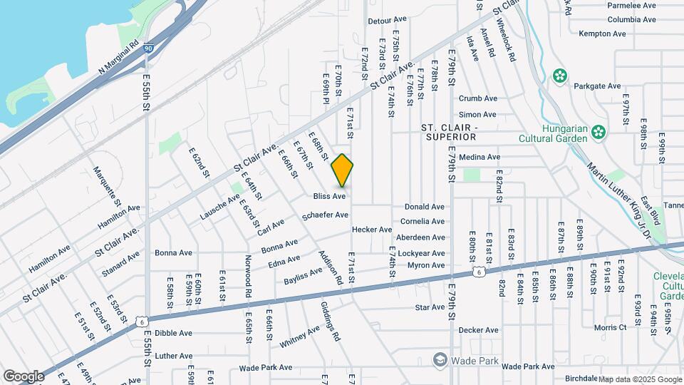 1130 E 68th St Map and Location Details
