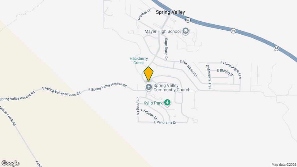 17101 E Meadow Ln Map and Location Details