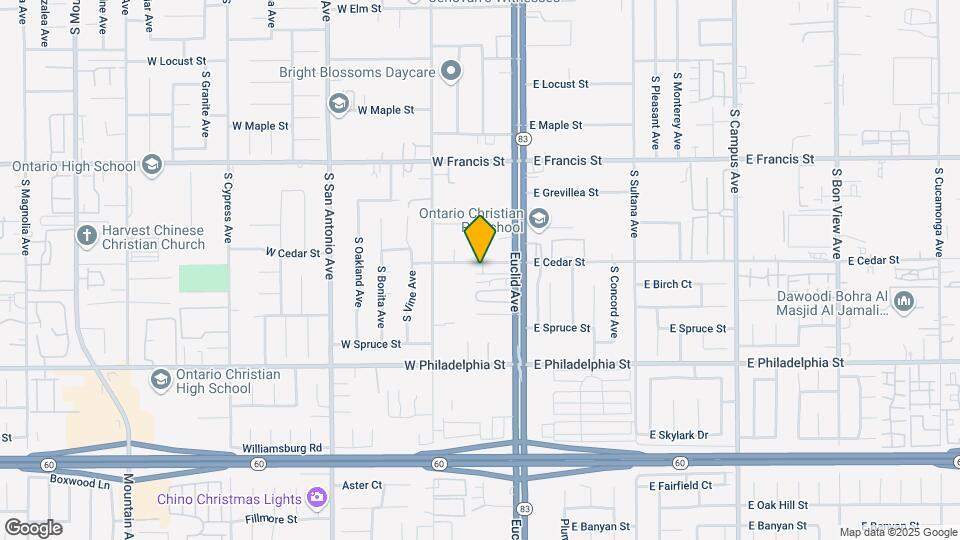 Euclid Villas Apartment Homes Map and Location Details