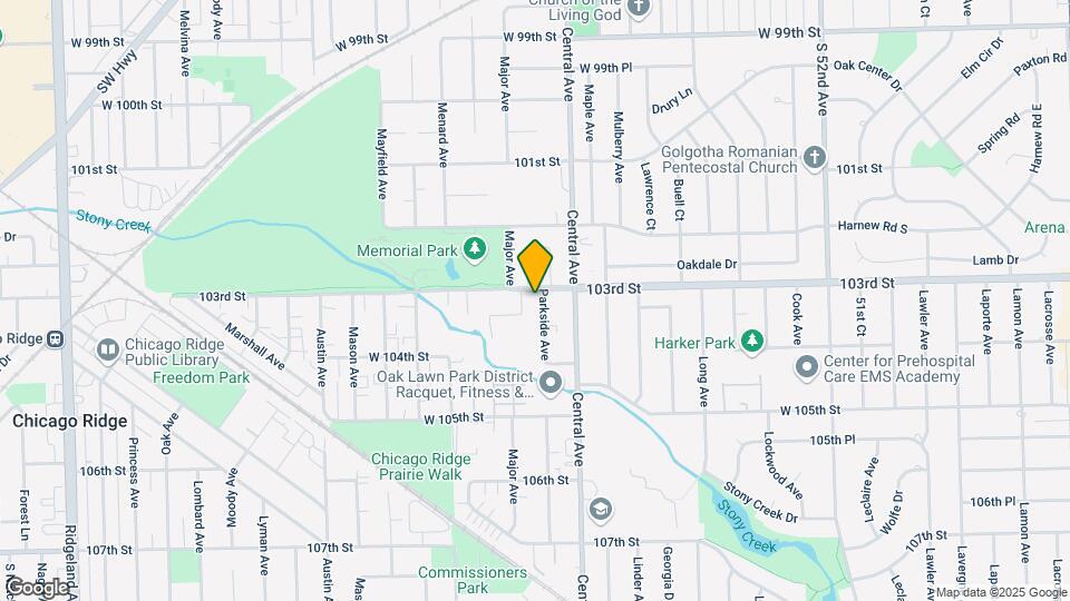 10300 Parkside Ave Mapa y Detalles de la Ubicación