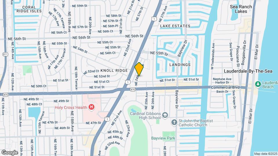 5200 NE 24th Terrace Map and Location Details