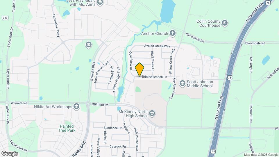 2545 Brinlee Branch Ln Map and Location Details