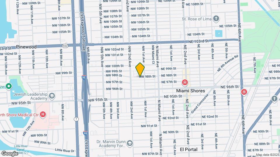 142 NW 98th St Map and Location Details