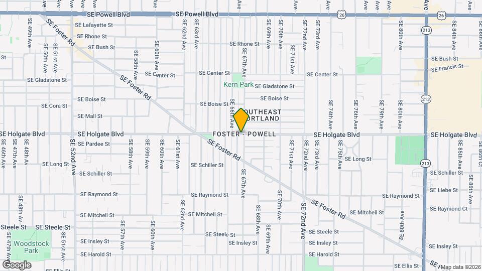 4503 SE 67th Ave Map and Location Details