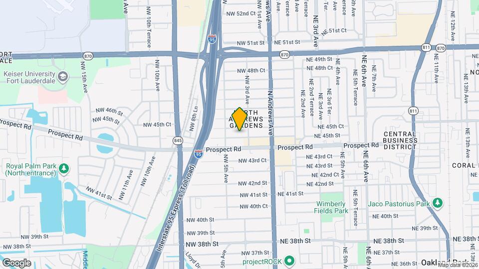 381 NW 45th St Mapa y Detalles de la Ubicación