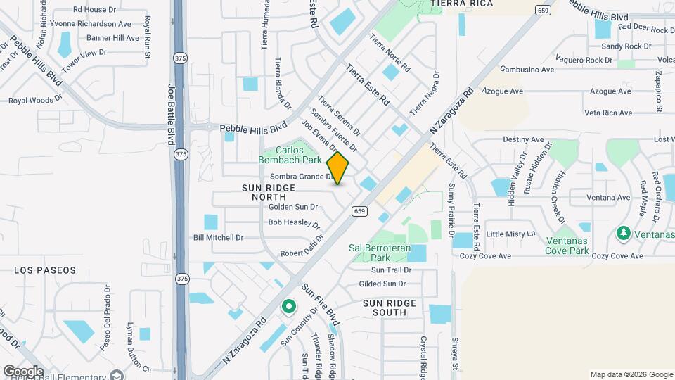 12425 Red Sun Dr Map and Location Details