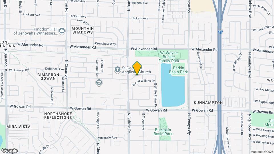 7517 W Gilmore Ave Map and Location Details