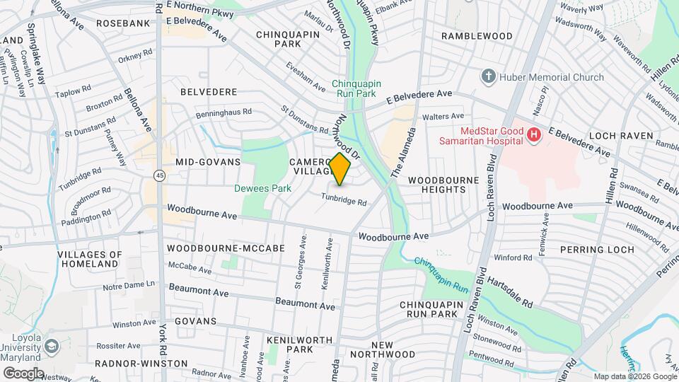 1028 Tunbridge Rd Map and Location Details