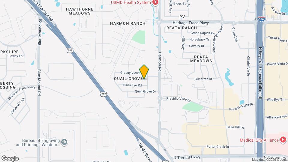 1720 Quails Nest Dr Map and Location Details