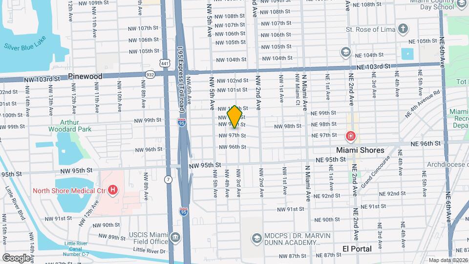 311 NW 97th St Map and Location Details