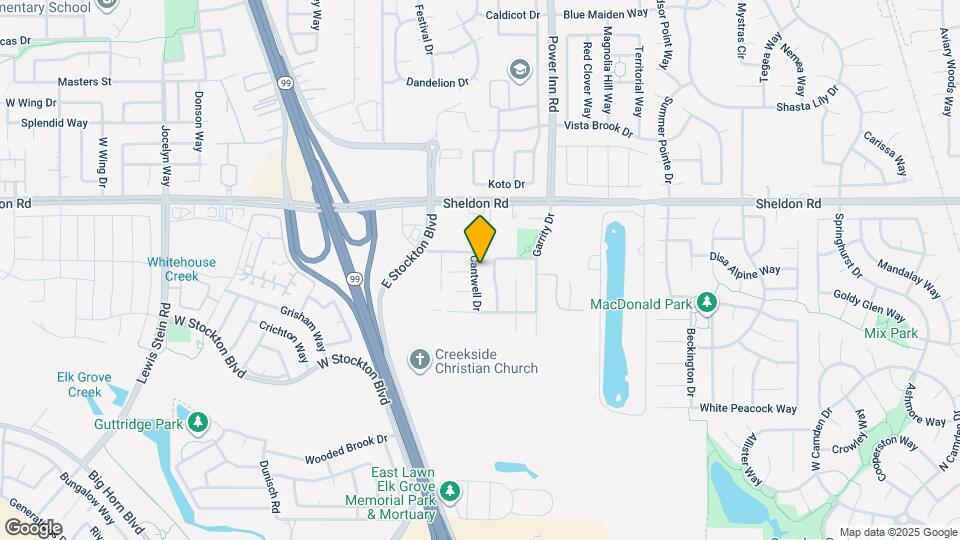 8381 Cantwell Dr Map and Location Details