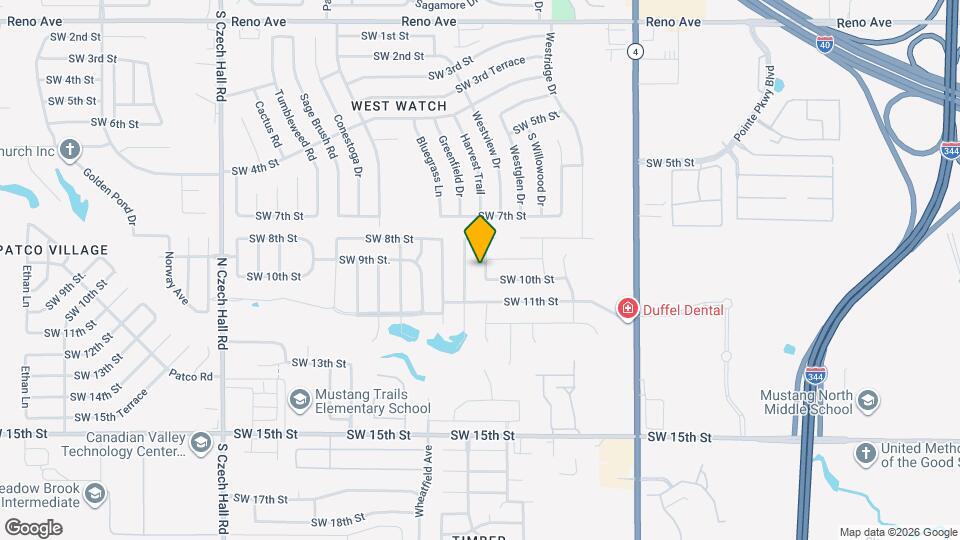 1009 Harvest Dr Mapa y Detalles de la Ubicación