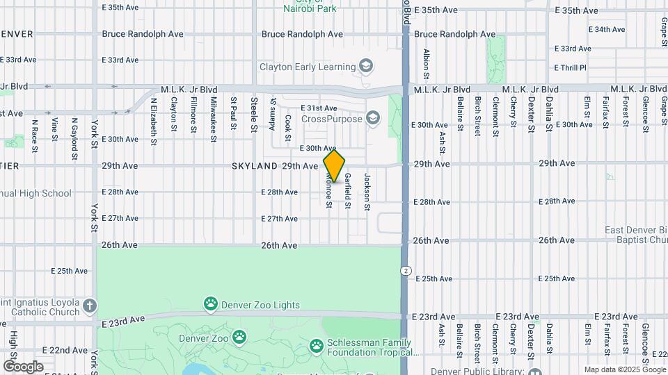 2836 Monroe St Map and Location Details