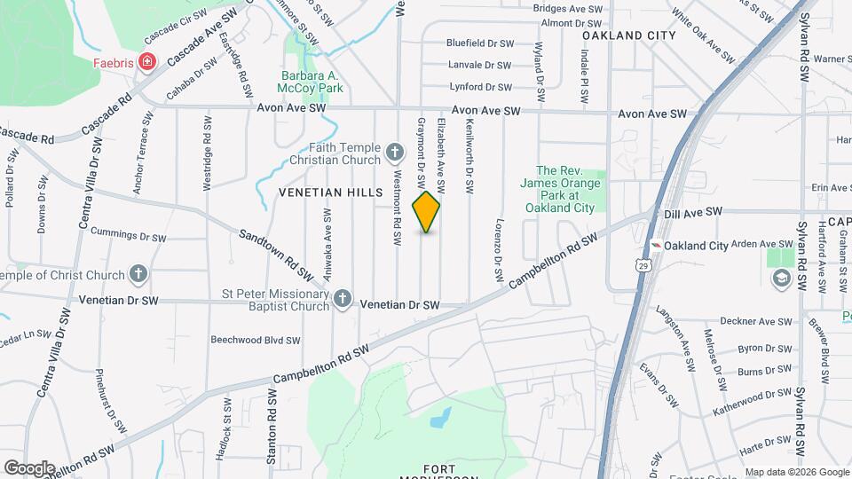 1362 Graymont Dr SW Map and Location Details