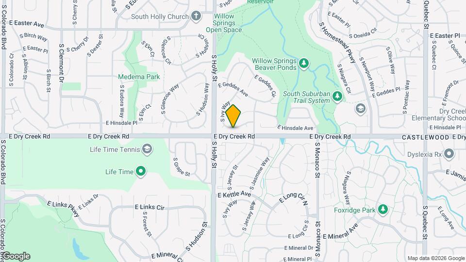 7449 S Ivy Way Map and Location Details