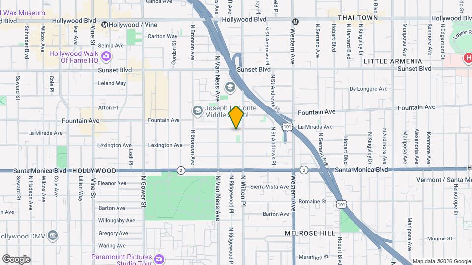 5716 La Mirada Ave, Unit 3 Map and Location Details