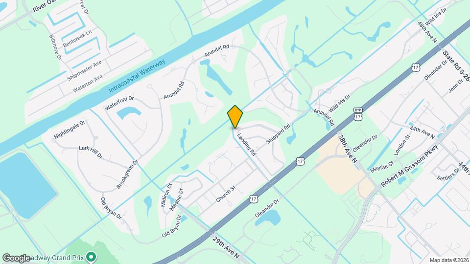 1626 Landing Rd Map and Location Details