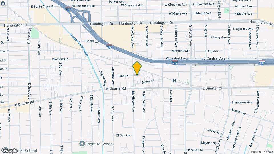Monrovia Apartments Map and Location Details