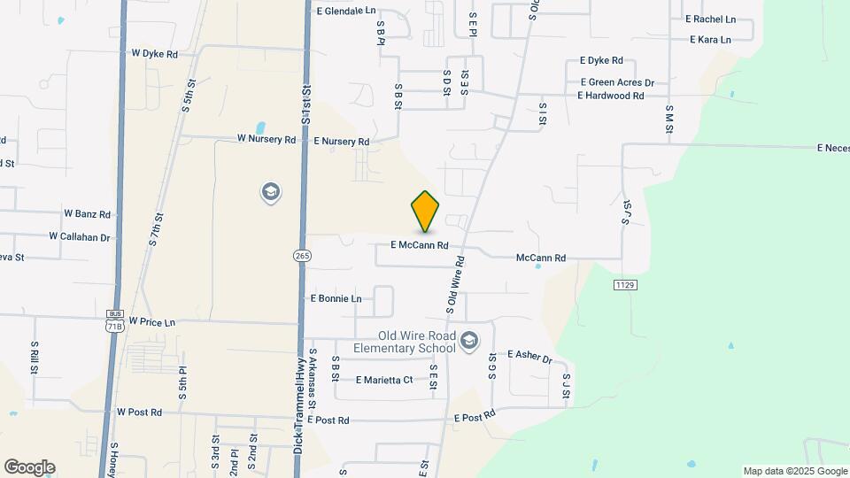 427 E McCann Rd Map and Location Details