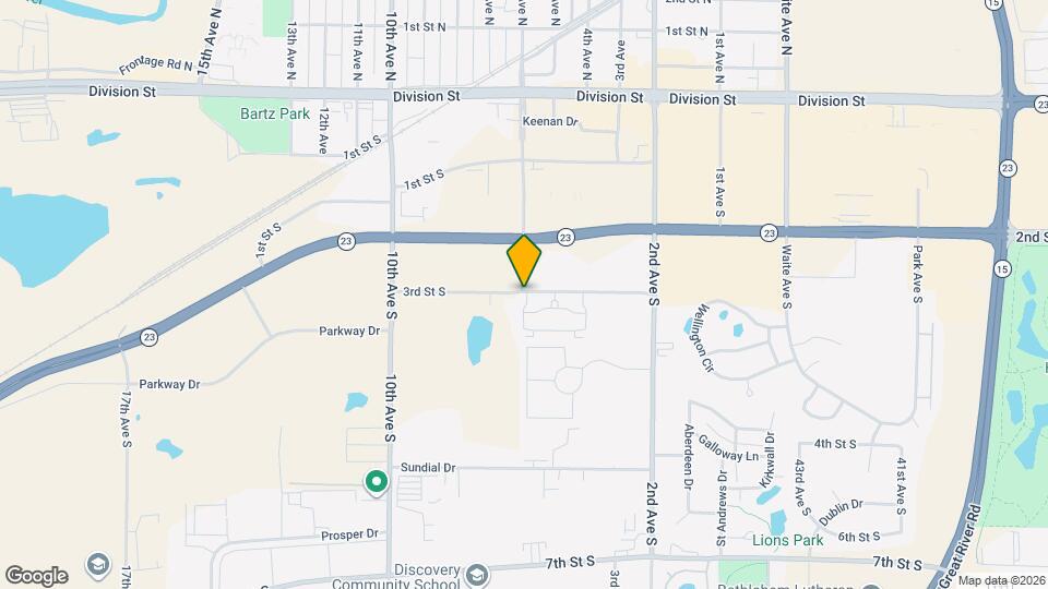 490 3rd St S Map and Location Details