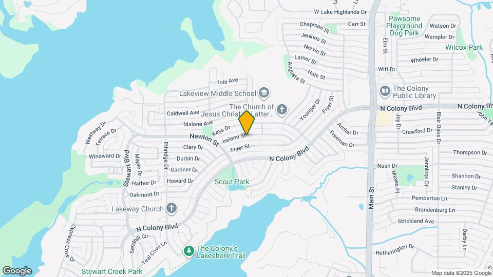 4241 Ireland St Map and Location Details