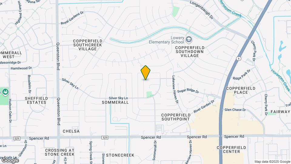 7410 Crystalglen Dr Map and Location Details