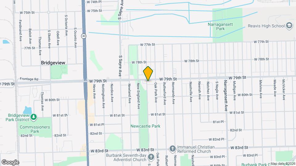 6819 W 79th St, Unit Garden Map and Location Details