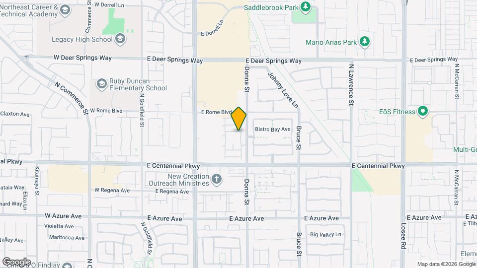 825 Spring Estates Ave Map and Location Details