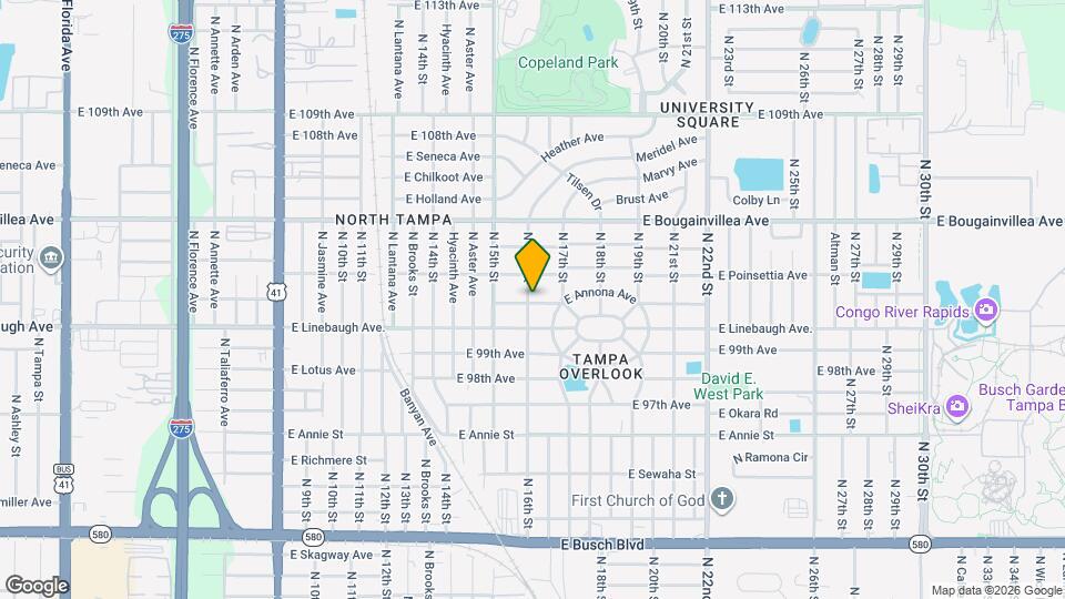1602 E Annona Ave Map and Location Details