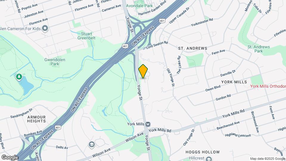 18 William Carson Crescent Map and Location Details