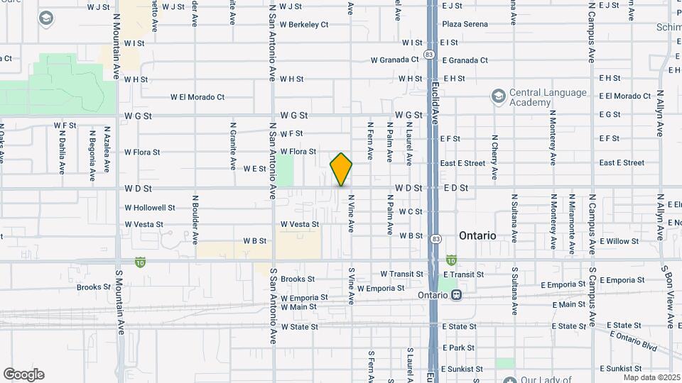 519 W D St Mapa y Detalles de la Ubicación