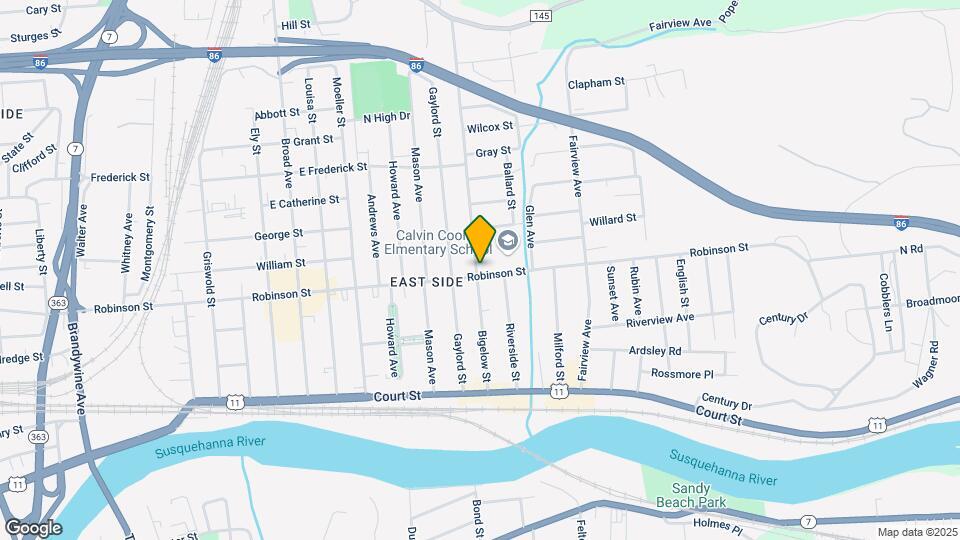 249 Robinson St Map and Location Details