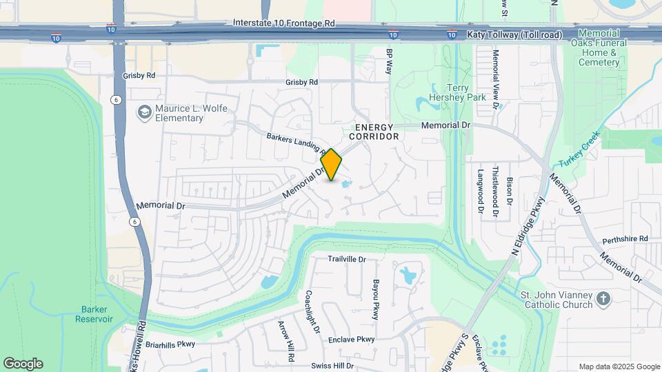 15635 Memorial Dr Mapa y Detalles de la Ubicación