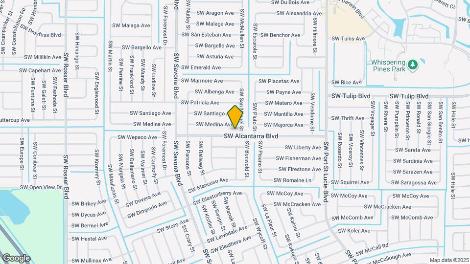 1205 SW Alcantarra Blvd Map and Location Details