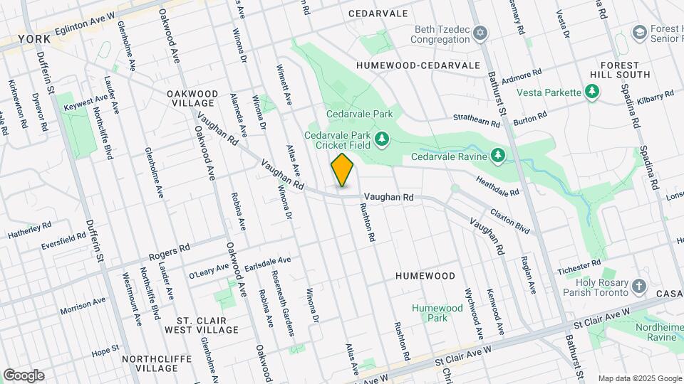 397 Vaughan Rd Map and Location Details