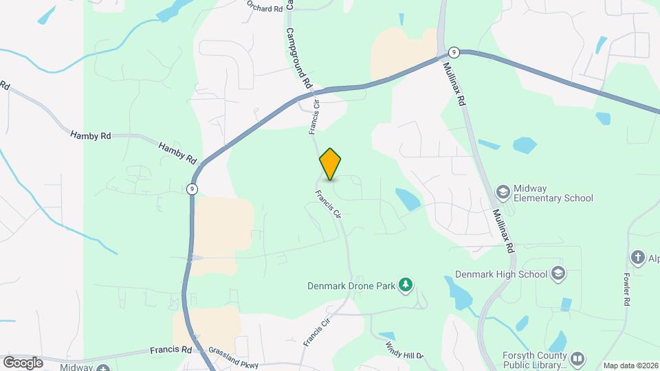 1335 Hampton Oaks Dr Mapa y Detalles de la Ubicación