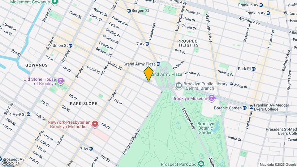 886 Union St Map and Location Details