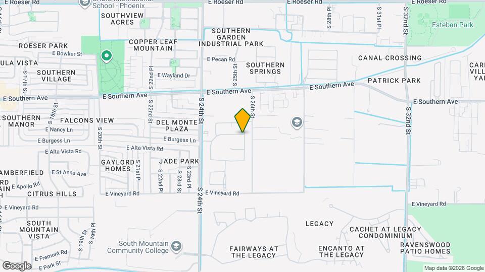 2527 E Nancy Ln Map and Location Details