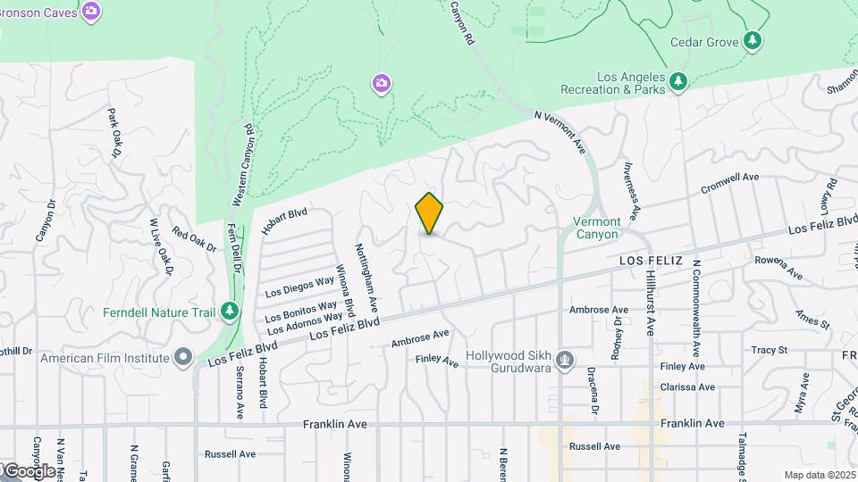 2421 N Catalina St Map and Location Details