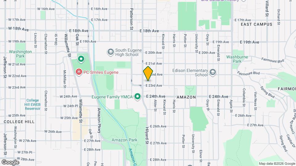 735 E 23rd Ave Map and Location Details