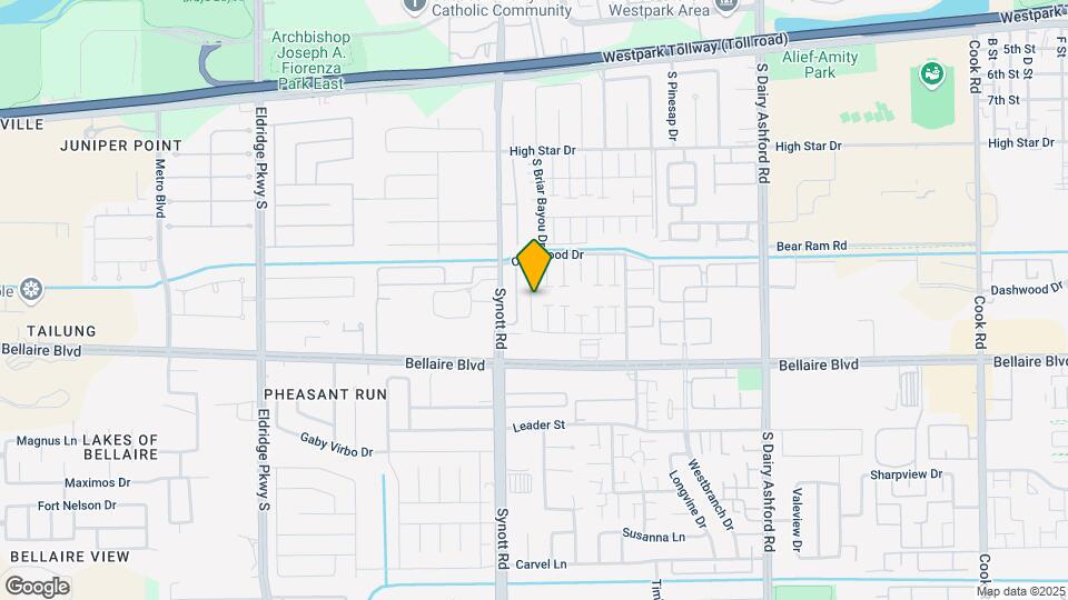 13161 Clarewood Dr Map and Location Details