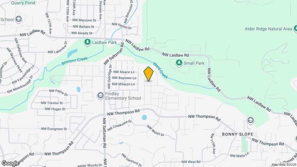 12423 NW Fernleaf Ln Map and Location Details