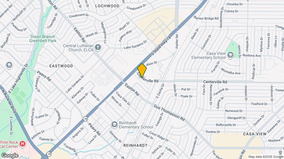 1237 Centerville Rd Map and Location Details