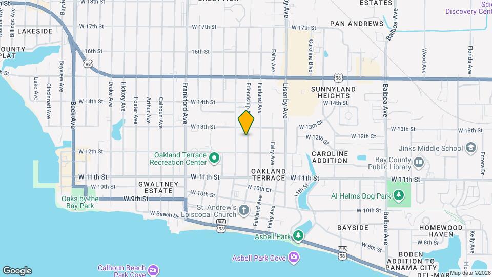 1211 Friendship Ave, Unit Unit A Map and Location Details