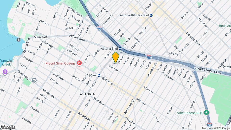 25-66 33rd St Map and Location Details