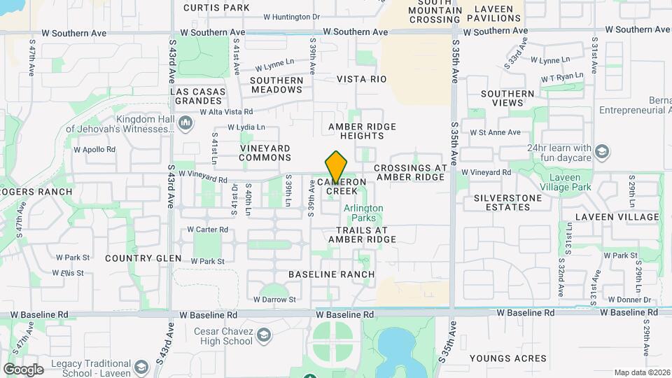 6824 S 38th Dr Map and Location Details