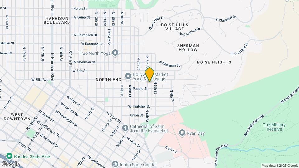 1312 N 6th St Map and Location Details